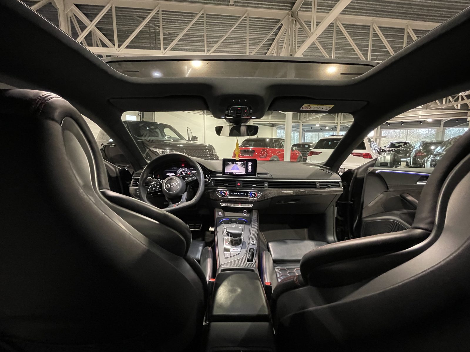 Automotive fotografie: interieur Audi RS5